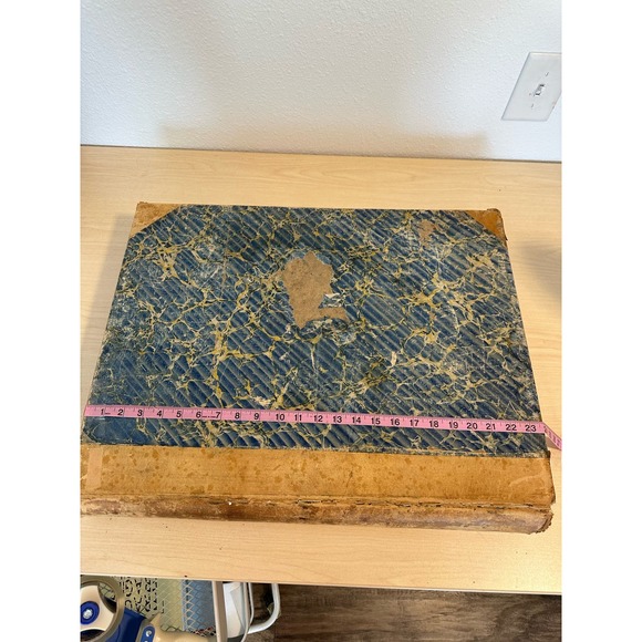 Antique London Times Bound Book January 1, 1877 to March 31, 1877 - Picture 3 of 15